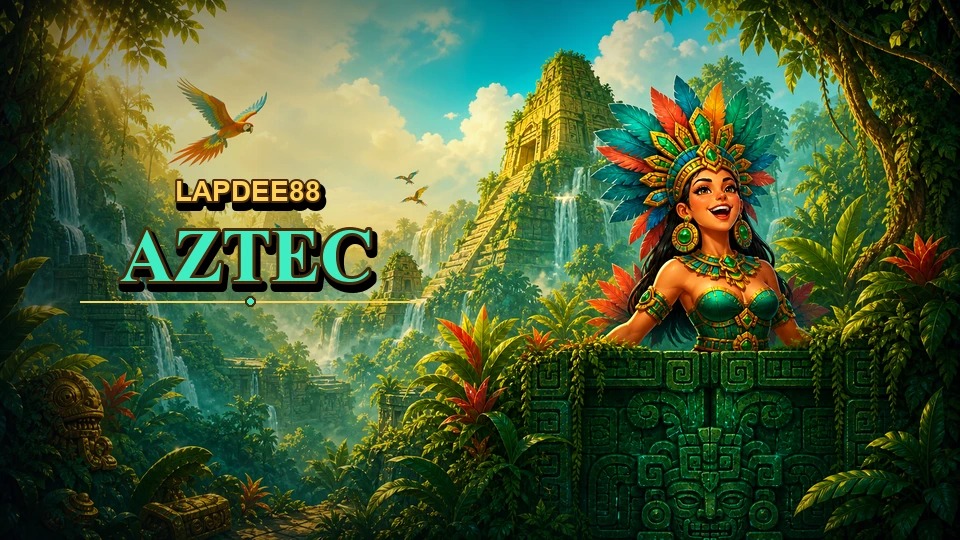 Lapdee88 Aztec jungle temple game artwork