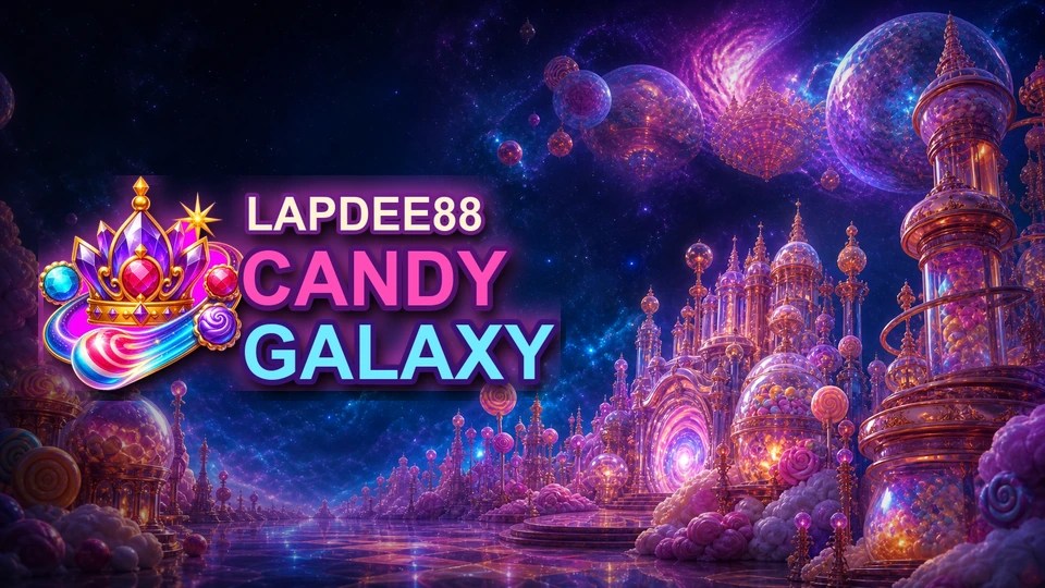 Lapdee88 Candy Galaxy cinematic game artwork